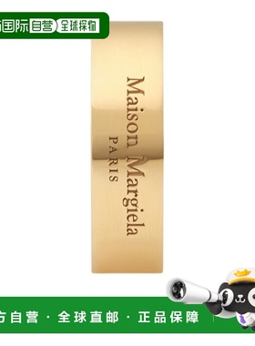 1h可退 香港直邮Maison Margiela Logo 宽边戒指 SM1UQ0124P8865