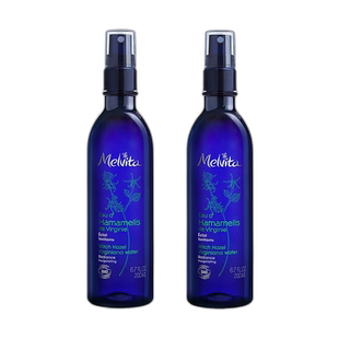 欧洲直邮Melvita蜜葳特金缕梅花香调理水喷雾200mlx2瓶装 滋养舒
