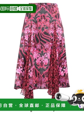 香港直邮versace 范思哲 女士 中长半身裙 red红色 舒适时尚a字裙