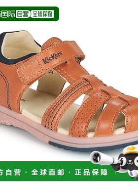 欧洲直邮Kickers  男童 凉鞋 PLATINIUM