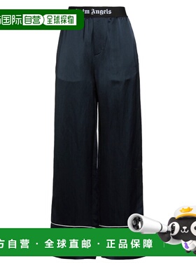 香港直邮Palm Angels 棕榈天使 女士 休闲长裤 blue蓝色 舒适时尚