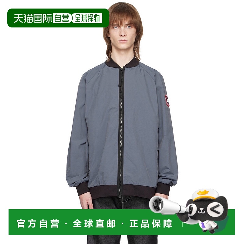 香港直邮Canada Goose 加拿大鹅 男士 蓝色 Faber 飞行员夹克 244