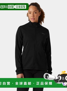 自营欧洲直邮Helly Hansen 女士黑色Versalite聚酯抓绒夹克外套