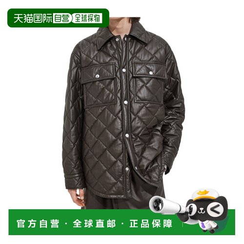 Bottega Veneta 长袖皮夹克 853935V6FD0 【付后1h可退】