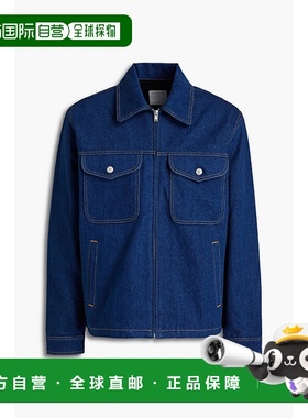 香港直邮Sandro 男士 牛仔布夹克 SHPBL00457BLUEVINTAGEDENIM