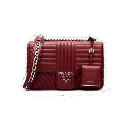 【99新未使用】香港直邮Prada diagramme链条单肩包 1BD1352D91