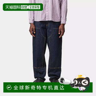 牛仔 欧洲直邮Carhartt Wip 男士 蓝色棉休闲裤