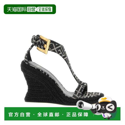 1h可退 香港直邮BALMAIN 女士凉鞋 GN1UH205TJBMGFE SS2026 黑色