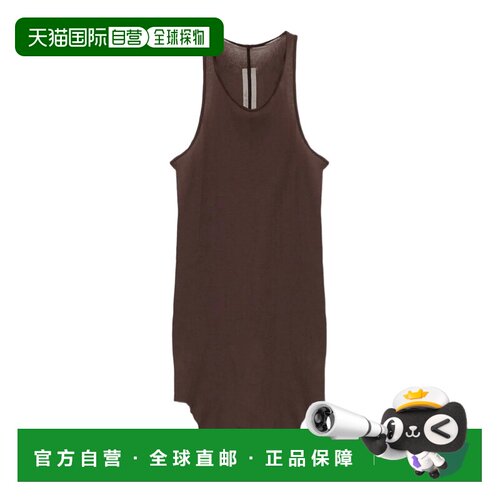 1h可退 香港直邮Rick Owens 圆领背心 RP01F6101MR
