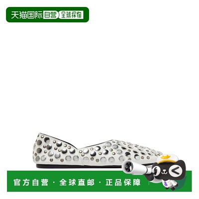 香港直邮KHAITE 女士休闲鞋 F4059890131 SS2026 白色 铆钉平底鞋
