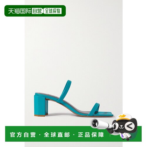 1h可退 香港直邮BY FAR 女士 Tanya 亮面皮革穆勒鞋 22PFTNYAZNAP
