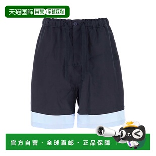 深蓝府绸百慕大短裤 1h可退 男士 罗意威 H526Y1AW 香港直邮LOEWE