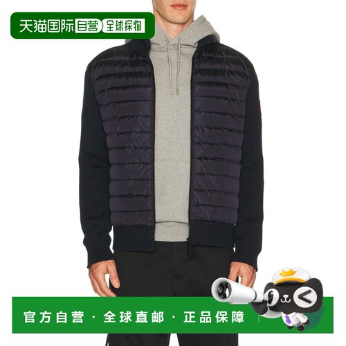 1h可退 香港直邮Canada Goose 加拿大鹅 男士 Hybridge 针织夹克