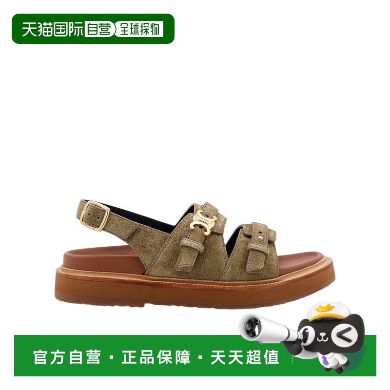 香港直邮Celine 圆头平底凉鞋 359815120C.