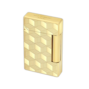 自营欧洲直邮S.T.Dupont法国都彭 INITIAL创始系列金色黄火焰打火