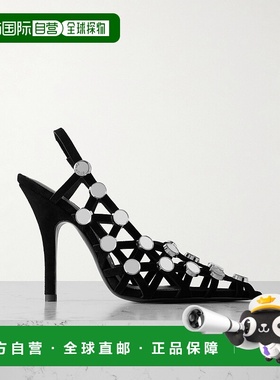 香港直邮The Attico 女士 Attico Grid 尖头高跟鞋 246WS743L007S