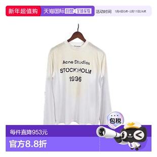 欧洲直邮Acne Studios艾克妮1996系列字母Logo印花T恤明星同款长