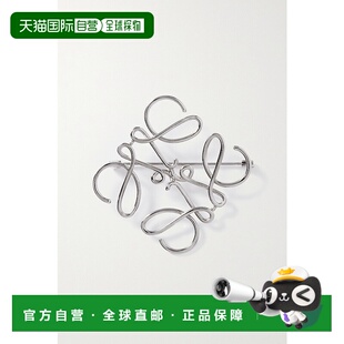 1h可退 香港直邮LOEWE 罗意威 女士 银色胸针 111250209230黄铜