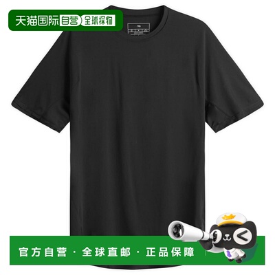 香港直邮Y-3 男士 Running T恤 KF6197 black黑色 舒适时尚