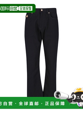 香港直邮Versace 徽标牛仔裤 10108161A07702直筒裤