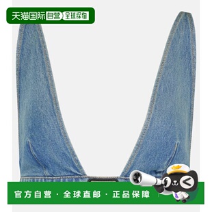 女士 普拉达 徽标牛仔比基尼内衣性感吊带 香港直邮Prada 1h可退