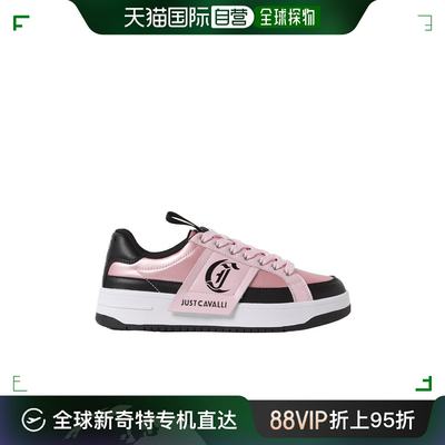 香港直邮Just Cavalli 徽标低帮休闲运动鞋 76RA3SM1ZP396
