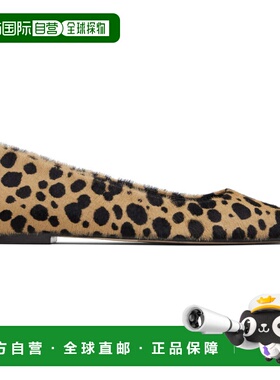 1h可退 香港直邮aeyde 女士 驼色 & 黑色 Cassy Pointed-Toe 芭蕾