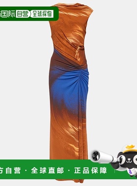 1h可退 香港直邮Simkhai 女士 Acacia 印花针织中长连衣裙 001397