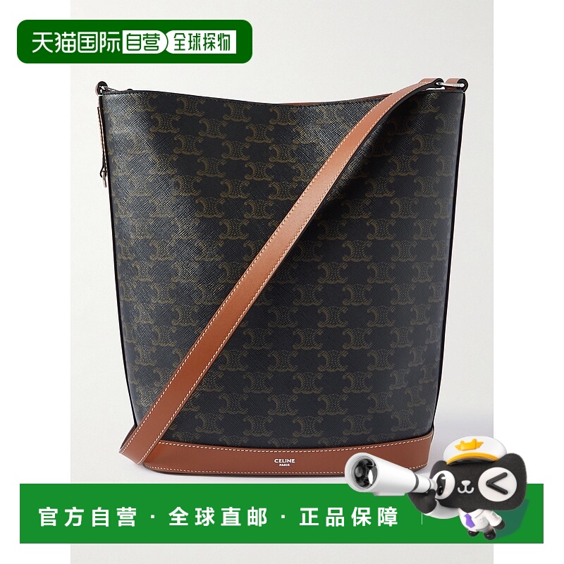 1h可退 香港直邮Celine 思琳 男士 徽标单肩包 116332FRC