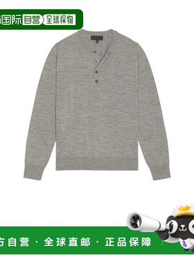 香港直邮NILI LOTAN 男士 Wylie 毛衣 90134Y344 grey灰色 舒适时