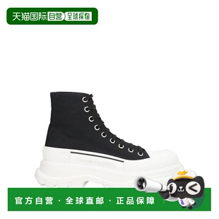 香港直邮mcqueen 麦昆 男士 运动鞋 black黑色 舒适时尚