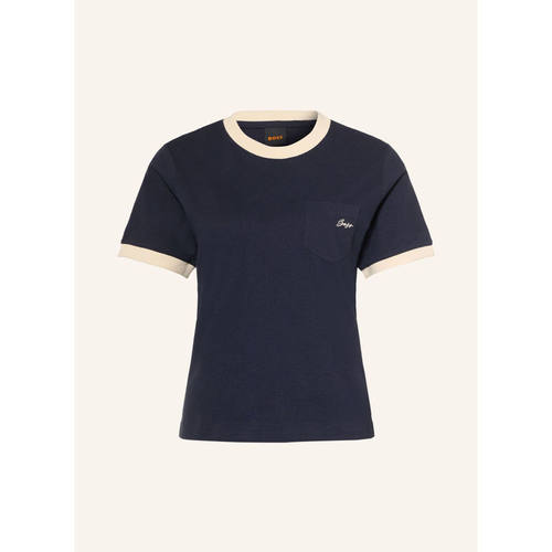 香港直邮BOSS 女士T恤 100309599717000 CO 蓝色 T-shirt EZOE