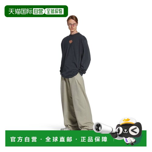 自营欧洲直邮Balenciaga巴黎世家 Balenciaga Back男士logo胶带长