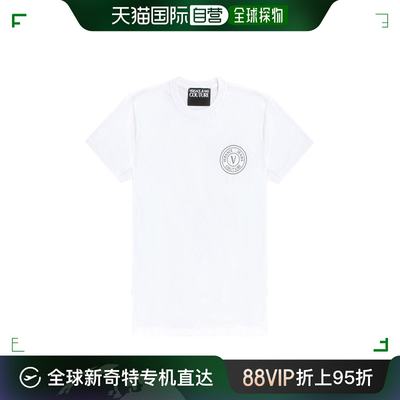 香港直邮Versace Jeans Couture 22秋冬V-EMBLEM系列金属色LOGO男