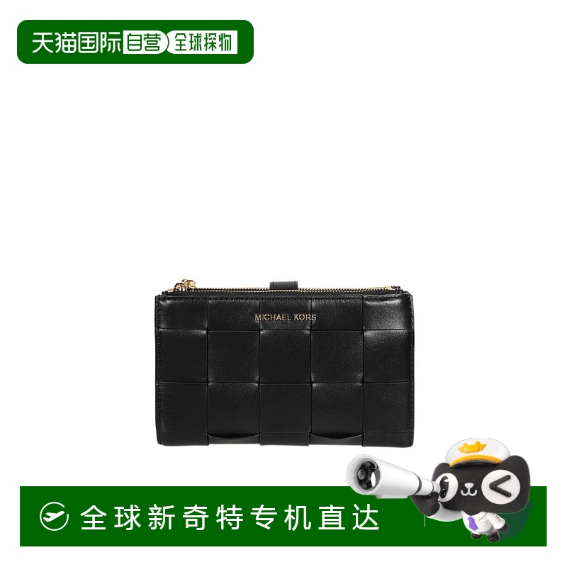 香港直邮Michael Kors 徽标钱包 34S3GJ6W4L001拉链牛皮卡包磁吸