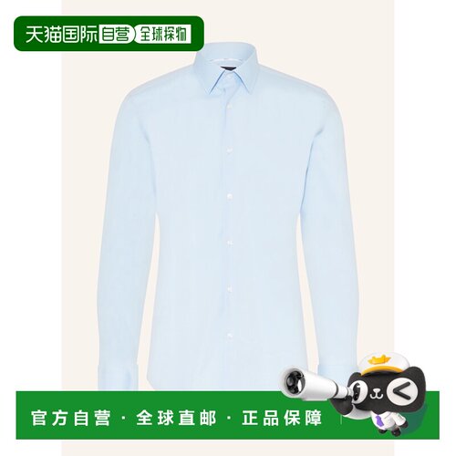 香港直邮BOSS 男士衬衫 100160026417001 CO 浅蓝色 Shirt HANK s