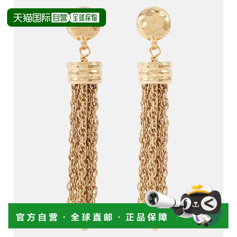 1h可退 香港直邮Chloe 蔻依 女士 Pompoms 耳环 metal金属色 舒适