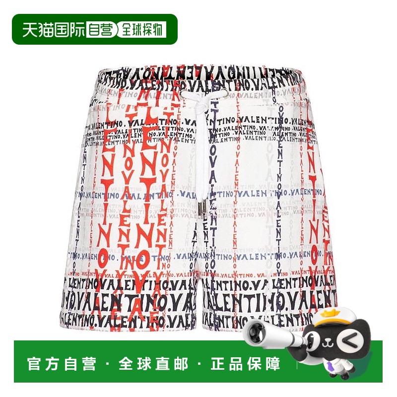 香港直邮Valentino 填字印花休闲短裤 1V3MD03L8N7