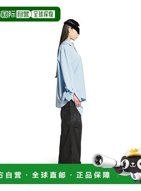 自营欧洲直邮Balenciaga巴黎世家 Knotted Cuff女士logo标识长袖