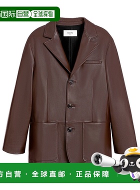 香港直邮Celine 长袖皮夹克 RV0W5583C.