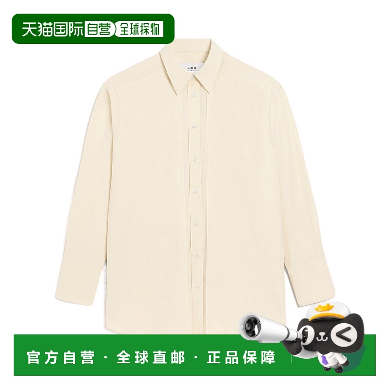 香港直邮Ami Paris 长袖衬衫 USH779CO0063.