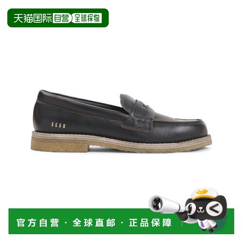 香港直邮GOLDEN GOOSE 男士 Goose Jerry 金色乐福鞋 GMF01134F00