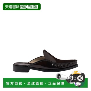 香港直邮Prada 1D032OP39F020一脚蹬厚底普拉达 露跟穆勒鞋