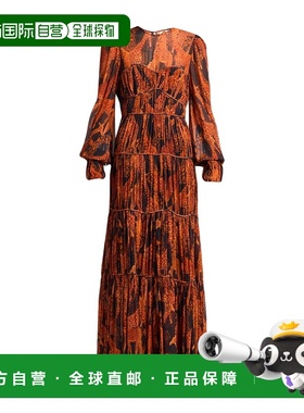 1h可退 香港直邮FARM RIO 女士 长款连衣裙 brown棕色 舒适时尚
