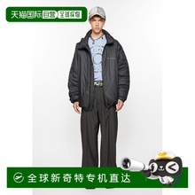 欧洲直邮Acne Studios  FW24男士黑色涤纶羽绒服
