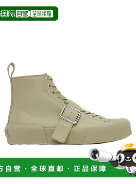 香港直邮Jil Sander 圆头系带高帮休闲运动鞋 J16WS0012-P5057