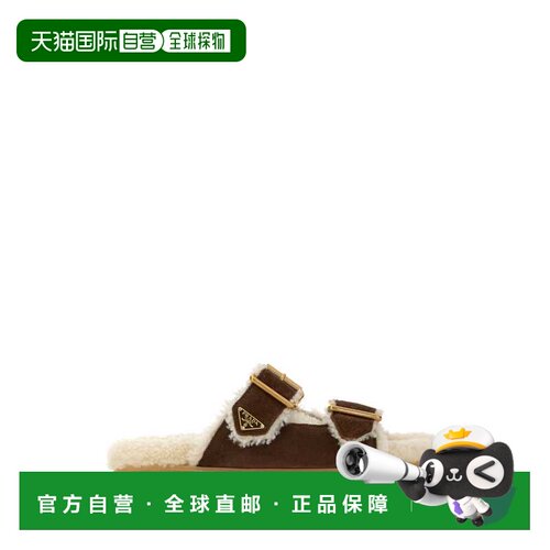 1h可退 香港直邮PRADA 女士拖鞋 1XX775FZF20JFTF0324 AW2025 棕