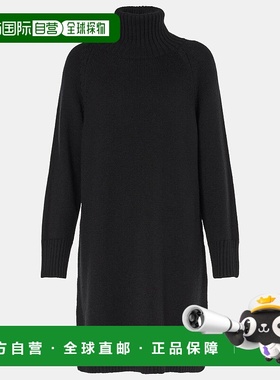 1h可退 香港直邮MaxMara 麦斯玛拉 女士 Trudy 羊毛高领针织连衣