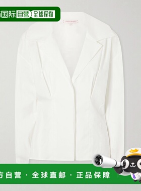 CAROLINA HERRERA 女士 棉混纺衫 P2611N210SCTWHITE