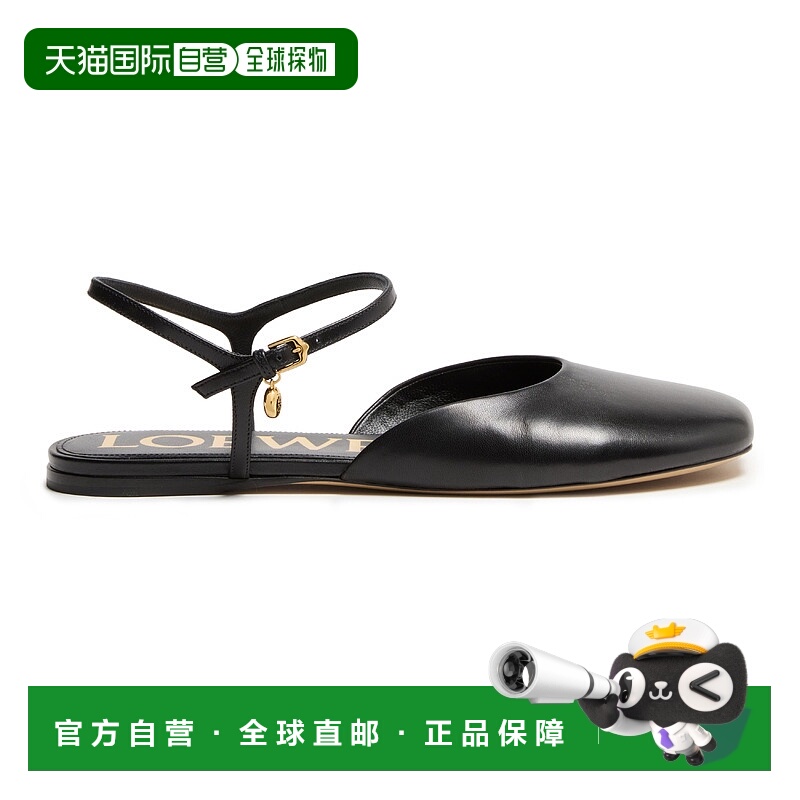 1h可退 欧洲直邮LOEWE 罗意威 25秋冬  LOEA99J5BCK 女士 平底鞋